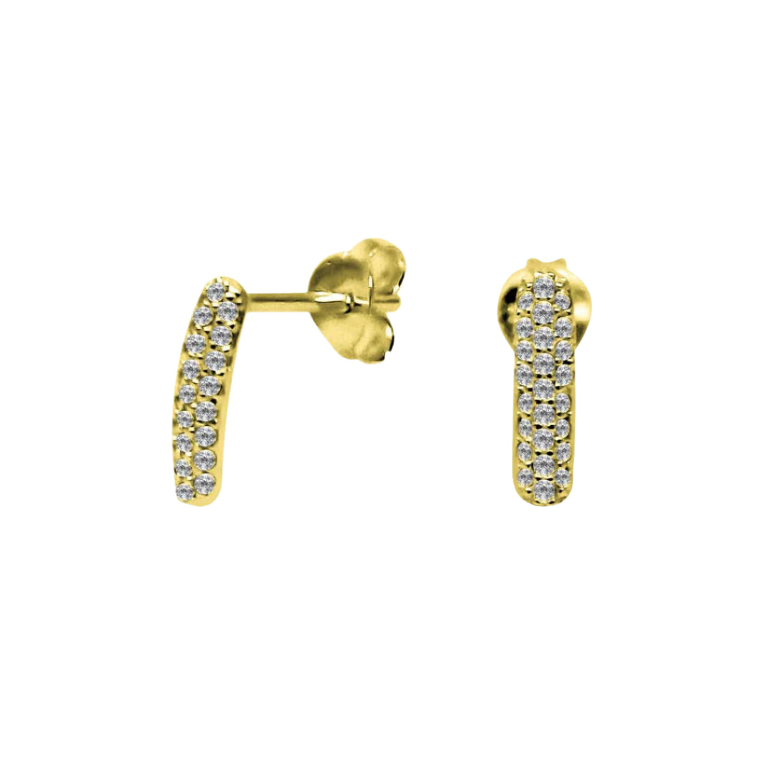 Mutia 925 Sterling Silver Stud Earrings | SilverWorks