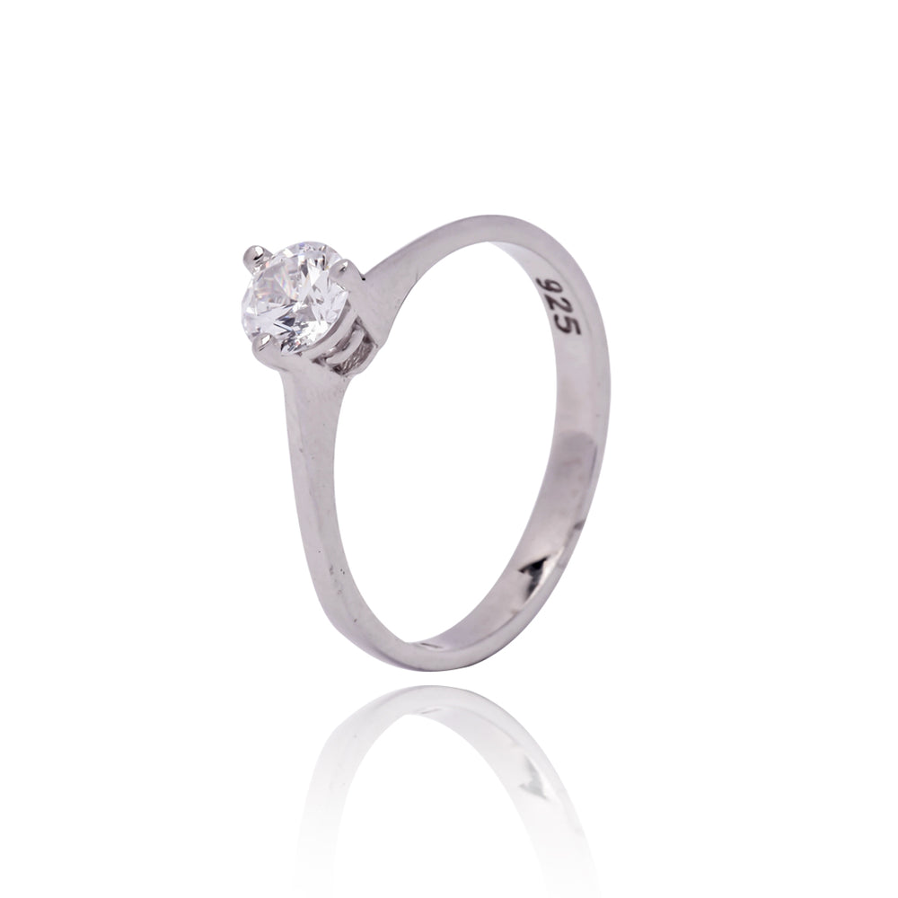 Emani Silver 3 Prong Ring