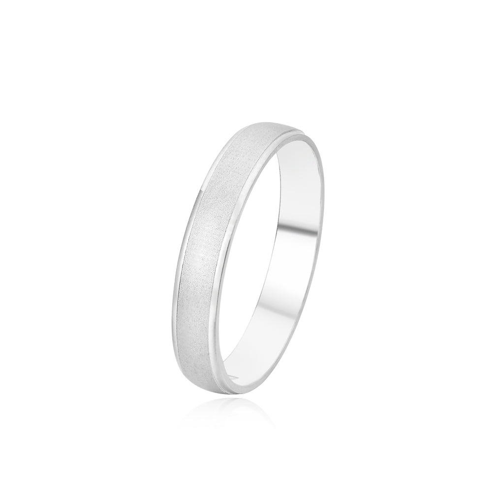 Reny 925 Sterling Silver Wedding Band Ring Size 7/8 | SilverWorks