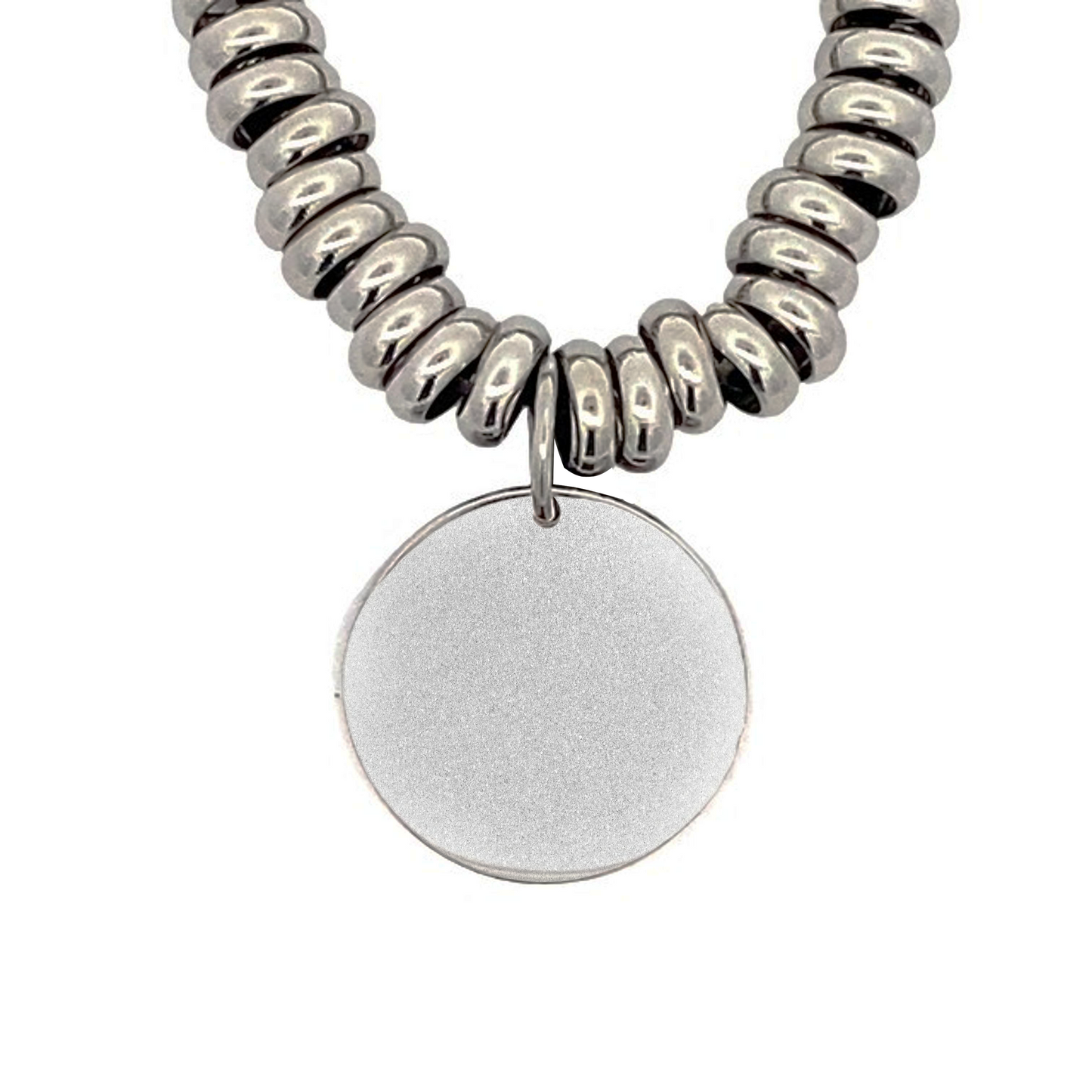 Kaye Round Stainless Steel Charm Bracelet | SilverWorks
