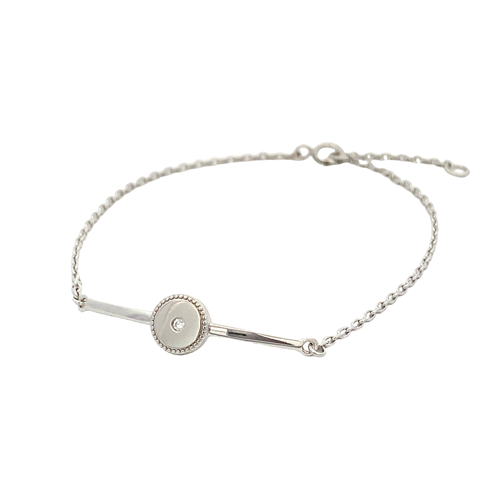 
                      
                        Cherished Silver Pave Bracelet
                      
                    