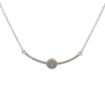 Illumina Silver Pave Necklace
