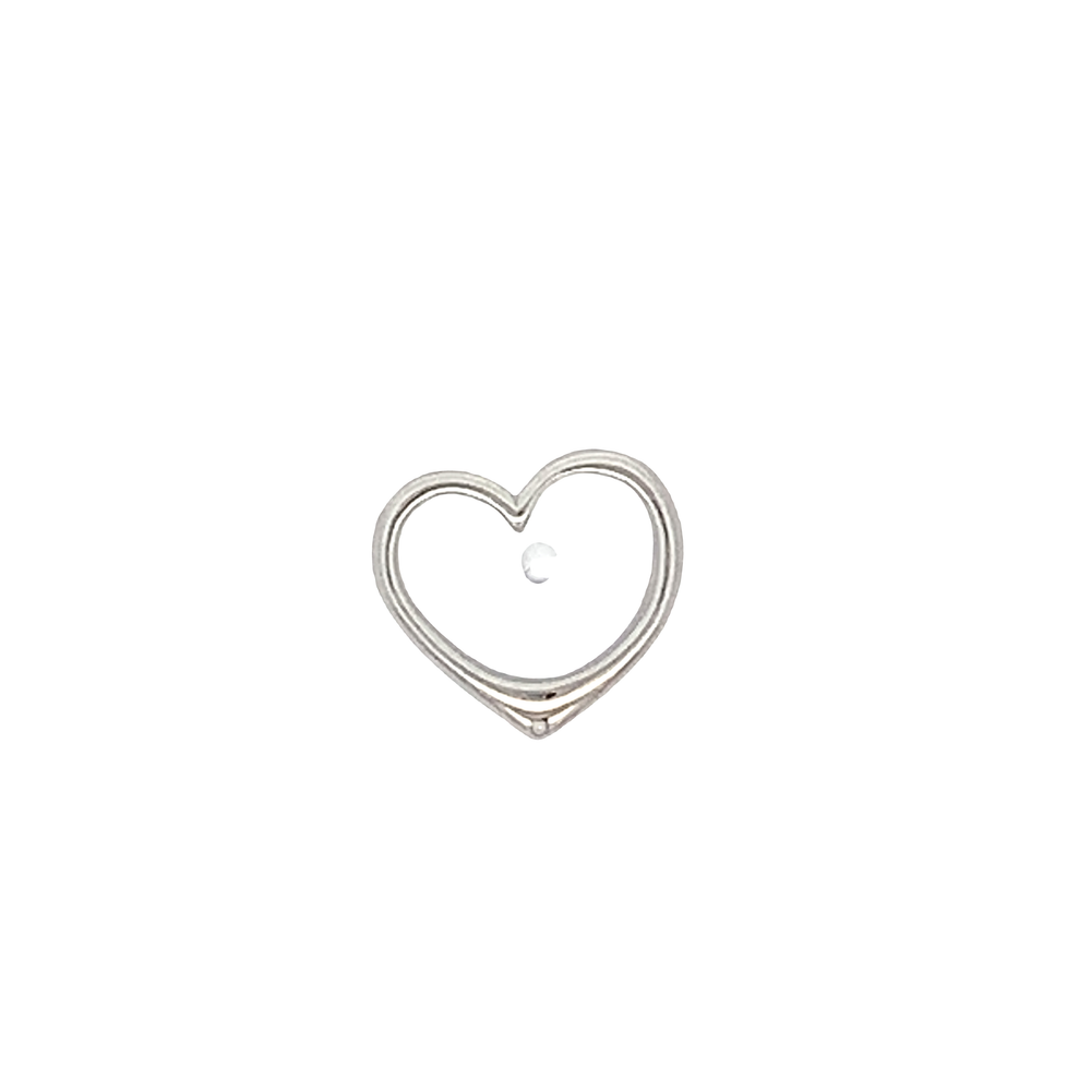 Yael Heart 925 Sterling Silver Pendant | SilverWorks