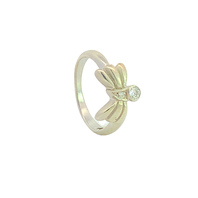 Evelyn Ribbon 925 Sterling Silver Ring | SilverWorks