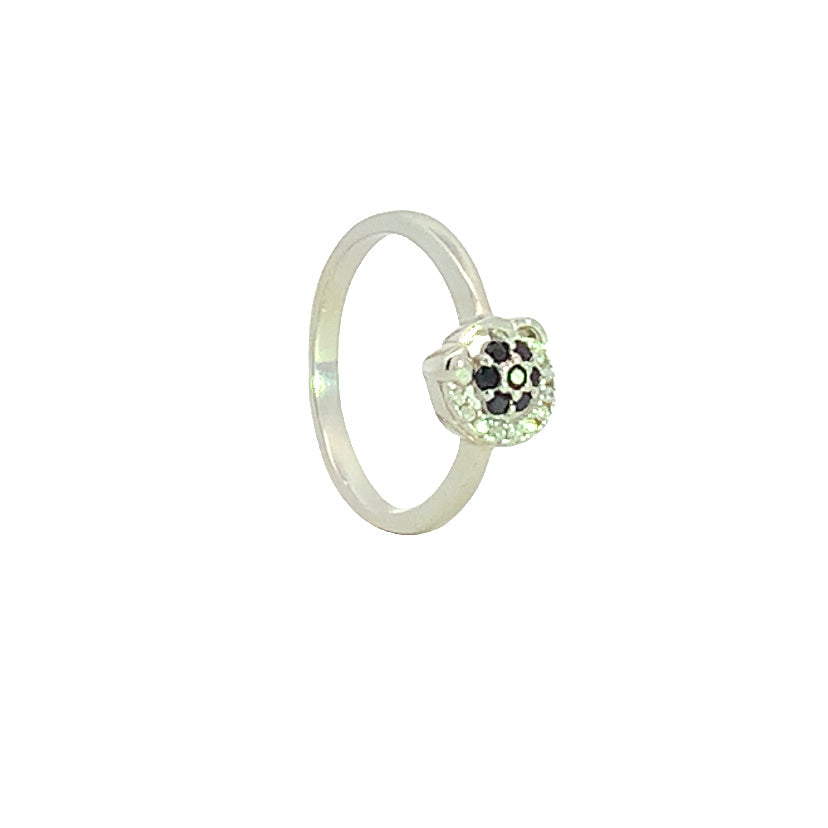 Iluna Flower 925 Sterling Silver Promise Ring | SilverWorks
