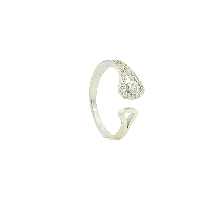 Ametarasu 925 Sterling Silver Open Ring | SilverWorks