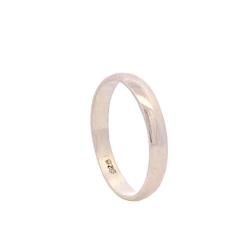 Emeretiana 925 Sterling Silver Band Ring | SilverWorks