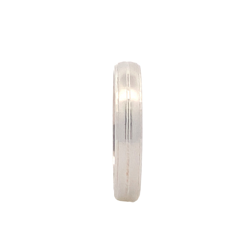 Chloer 925 Sterling Silver Wedding Band Ring | SilverWorks