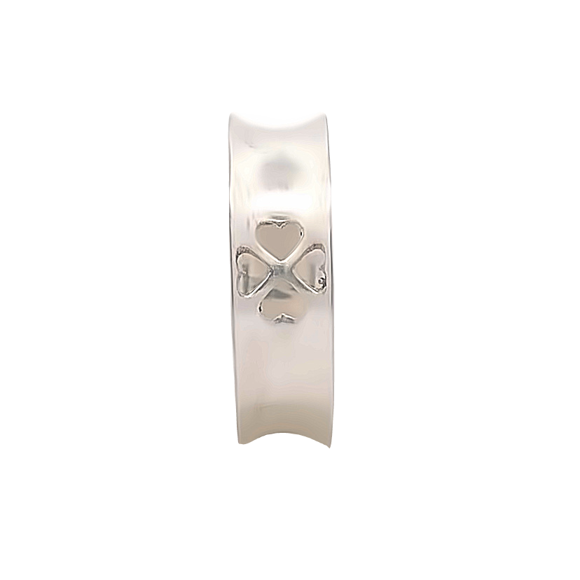 Colette Heart 925 Sterling Silver Wedding Band Ring | SilverWorks