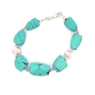 
                
                    Load image into Gallery viewer, Cara Mia Torquoise Bracelet
                
            