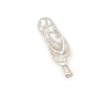 
                
                    Load image into Gallery viewer, Footloose Silver Pendant
                
            