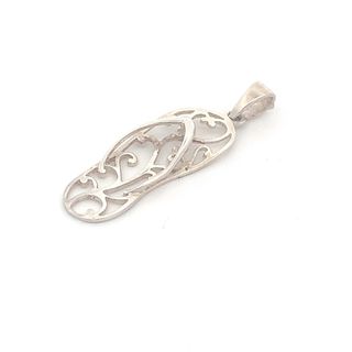 Footloose Silver Pendant