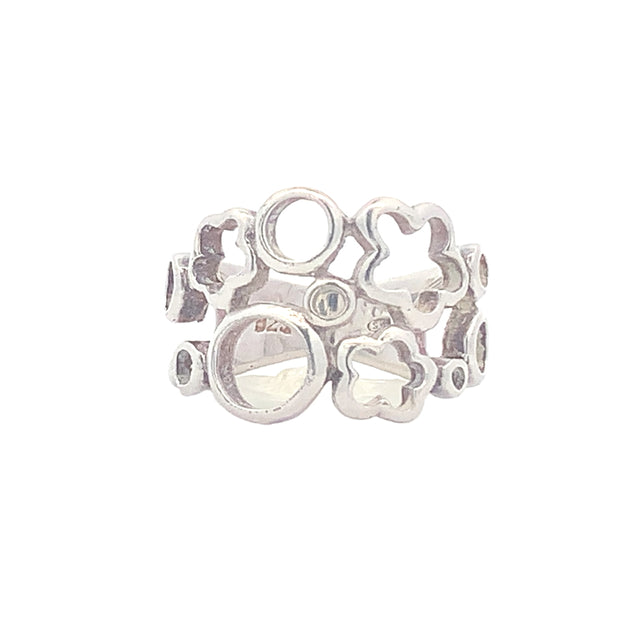 Fleur 925 Sterling Silver Ring | SilverWorks
