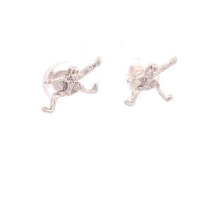 Moody Blue Silver Stud Earrings
