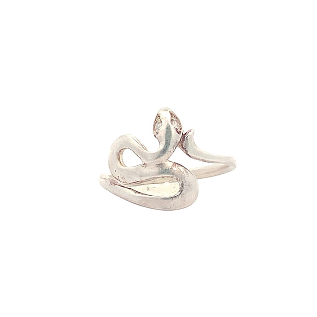 Indigo Snake 925 Sterling Silver Ring | SilverWorks