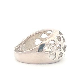 Libi Heart 925 Sterling Silver Ring | SilverWorks