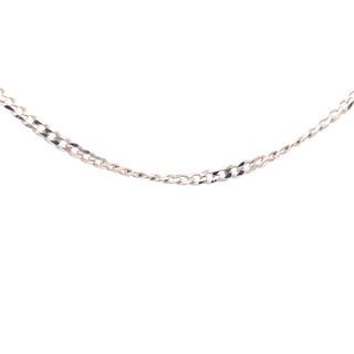 How Much More Silver Curb Chain Necklace