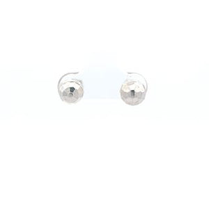 Make Me Smile Silver Stud Earrings