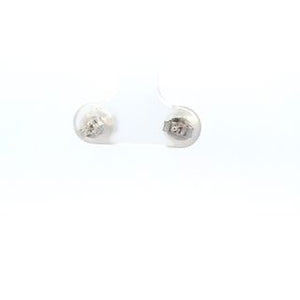 Make Me Smile Silver Stud Earrings