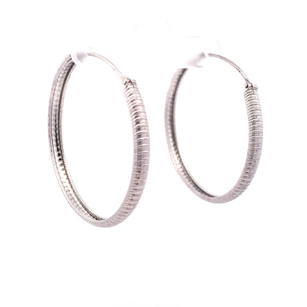 
                      
                        Althea 925 Sterling Silver Hoop Earrings | SilverWorks
                      
                    