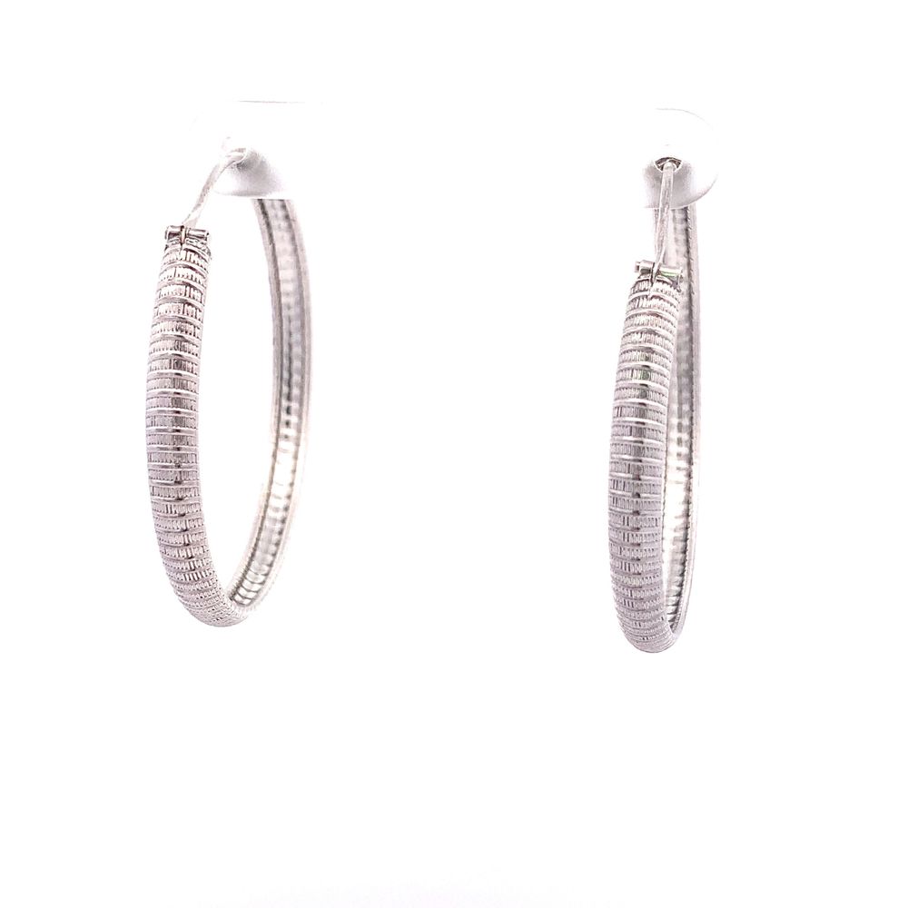 
                      
                        Althea 925 Sterling Silver Hoop Earrings | SilverWorks
                      
                    