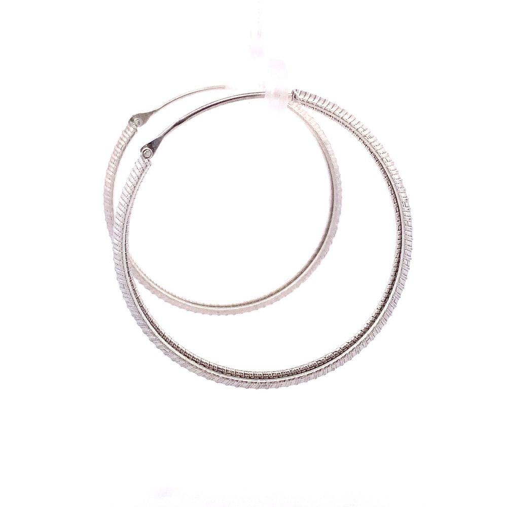 Althea 925 Sterling Silver Hoop Earrings SilverWorks