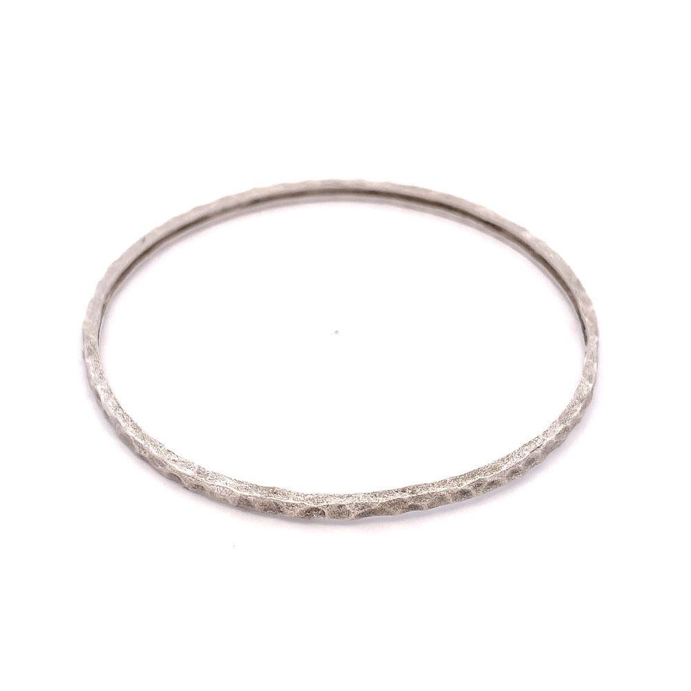Can't Help Falling In Love Silver Bangle