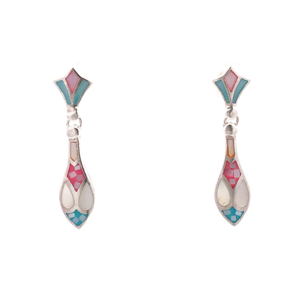 
                
                    Load image into Gallery viewer, Stayin&amp;#39; Alive Silver Earrings and Charm Set
                
            