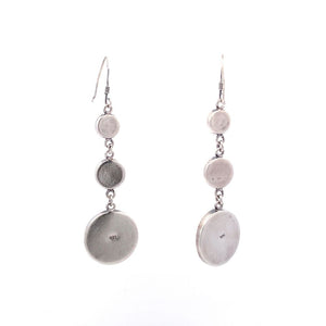 Make Me Know It Silver Drop Earrings