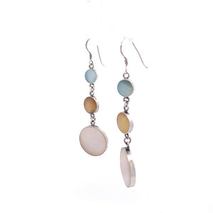 Make Me Know It Silver Drop Earrings