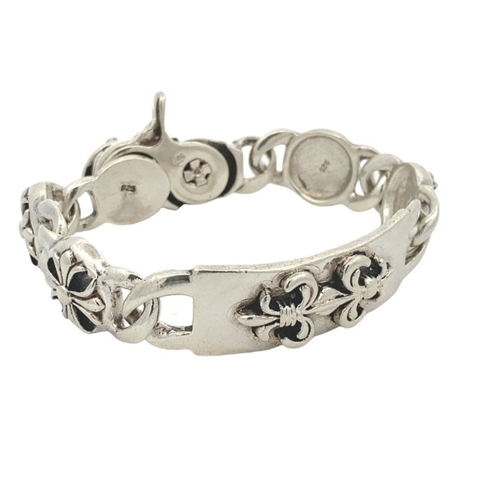 Marguerite 925 Sterling Silver Bangle Bracelet | SilverWorks