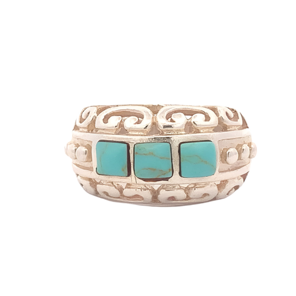 Marcella 925 Sterling Silver Promise Ring | SilverWorks