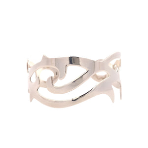 C'est La Vie Silver Bangle