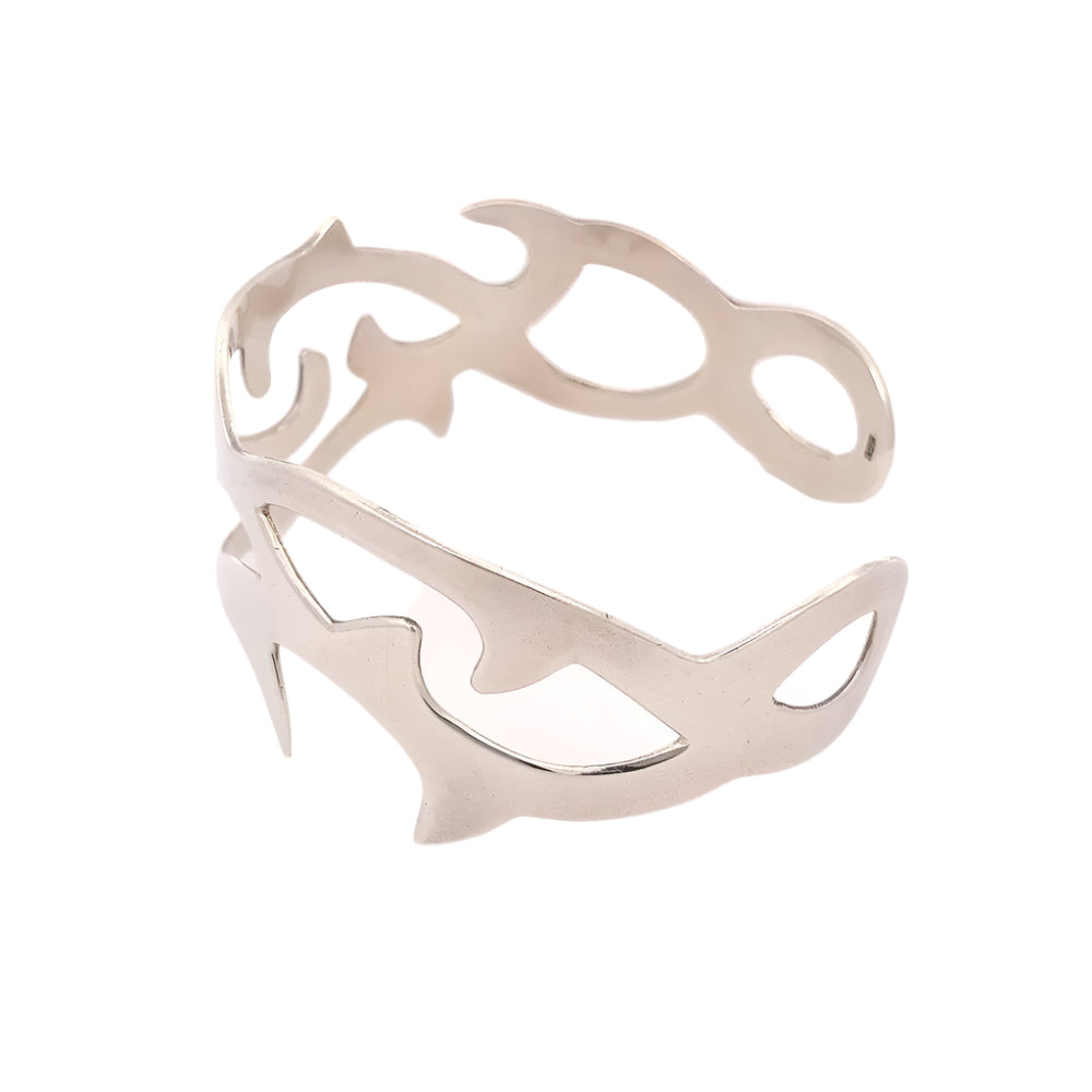 C'est La Vie Silver Bangle