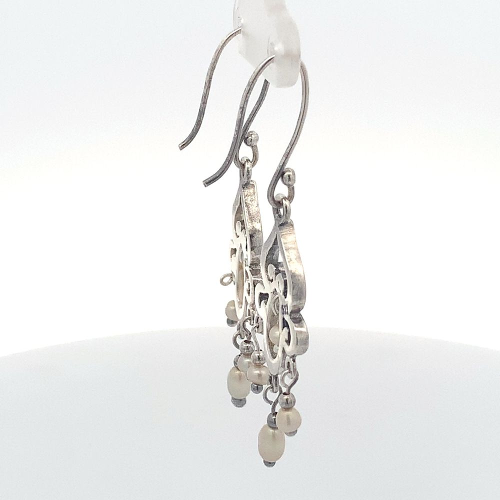 
                
                    Load image into Gallery viewer, My Own Way Silver Chandelier Earrings
                
            