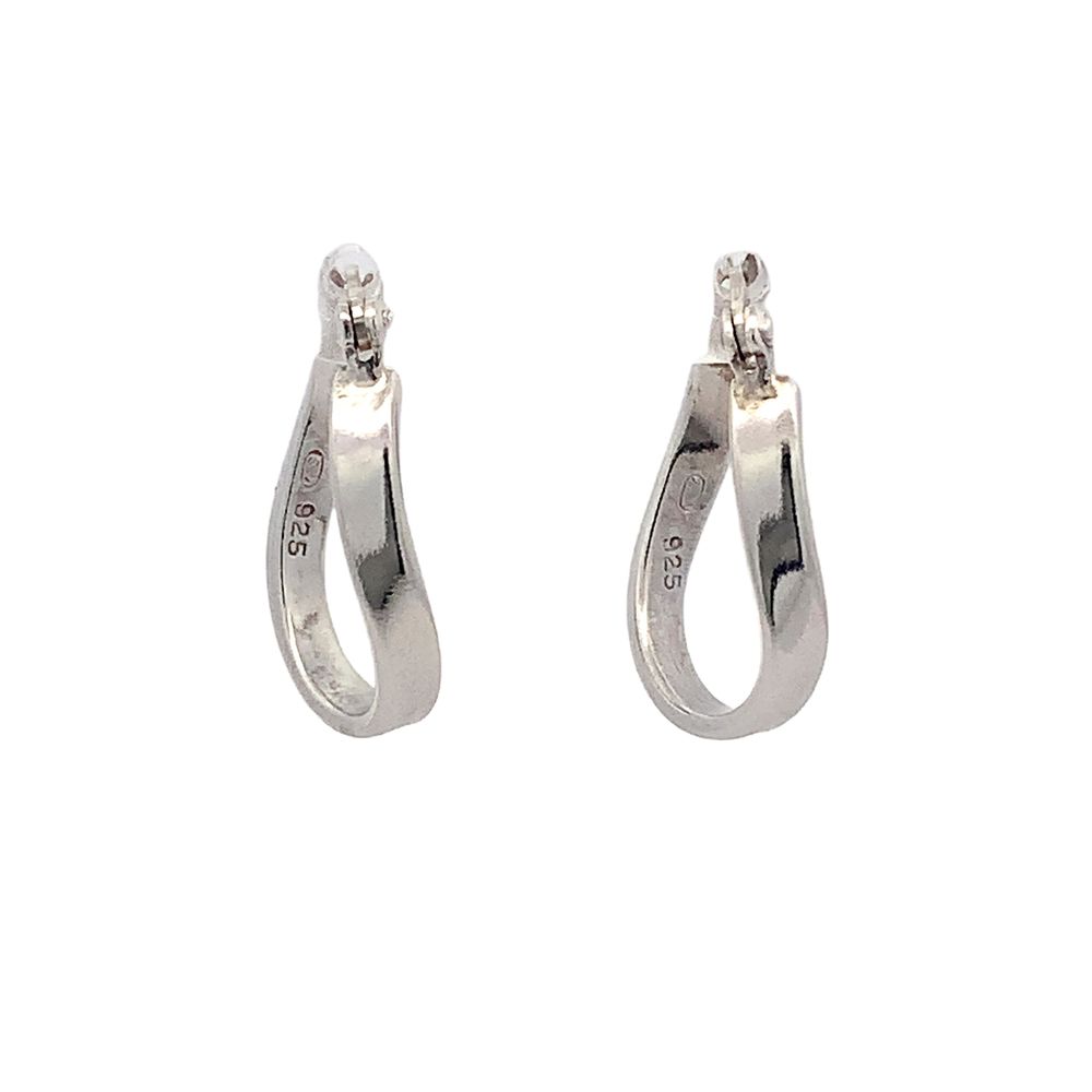 Now and Then Silver Hoop Earrings