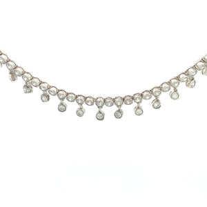 Hold The Line Silver Necklace