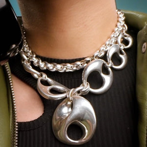 SSILVER HOLLOW CHUNKY CHAIN 58.35G