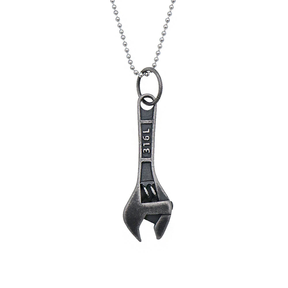 Mely Wrench Stainless Steel Pendant Necklace | SilverWorks