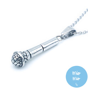 
                
                    Load image into Gallery viewer, Mio Mio by Silverworks Microphone Necklace
                
            