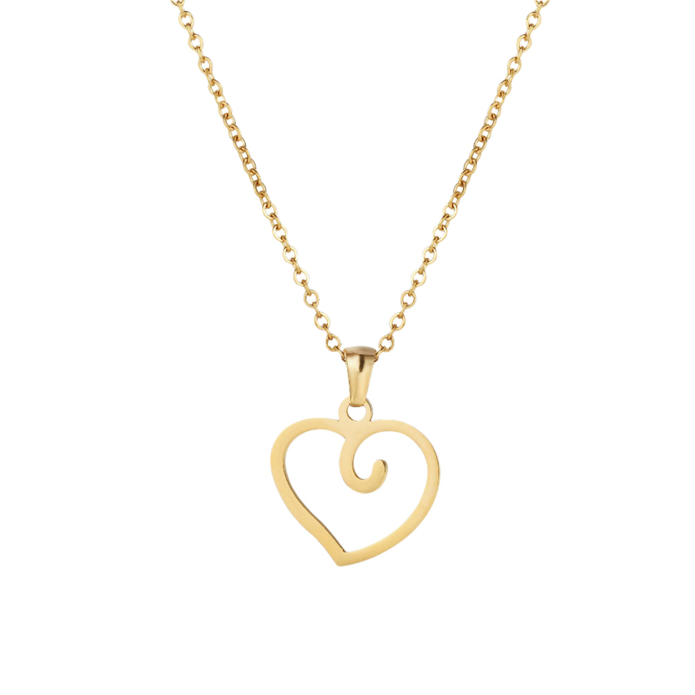
                      
                        Celia Swirl Heart Stainless Steel Jewelry Set | SilverWorks
                      
                    