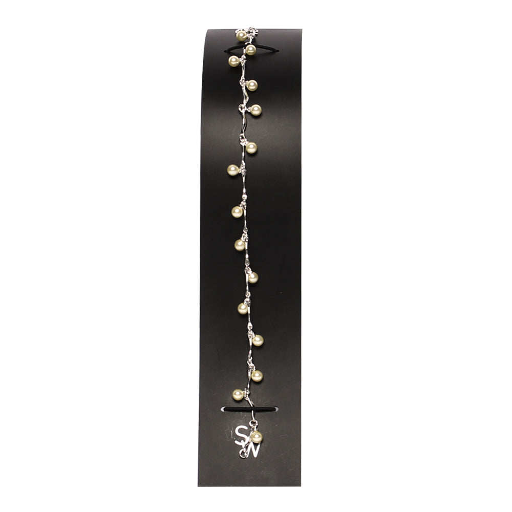 Capri Pearl 925 Sterling Silver Charm Bracelet | SilverWorks
