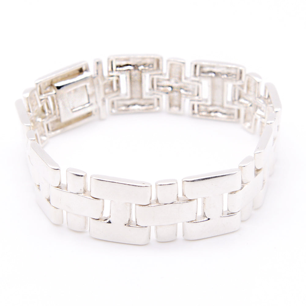 Damien Strap 925 Sterling Silver Bracelet | SilverWorks