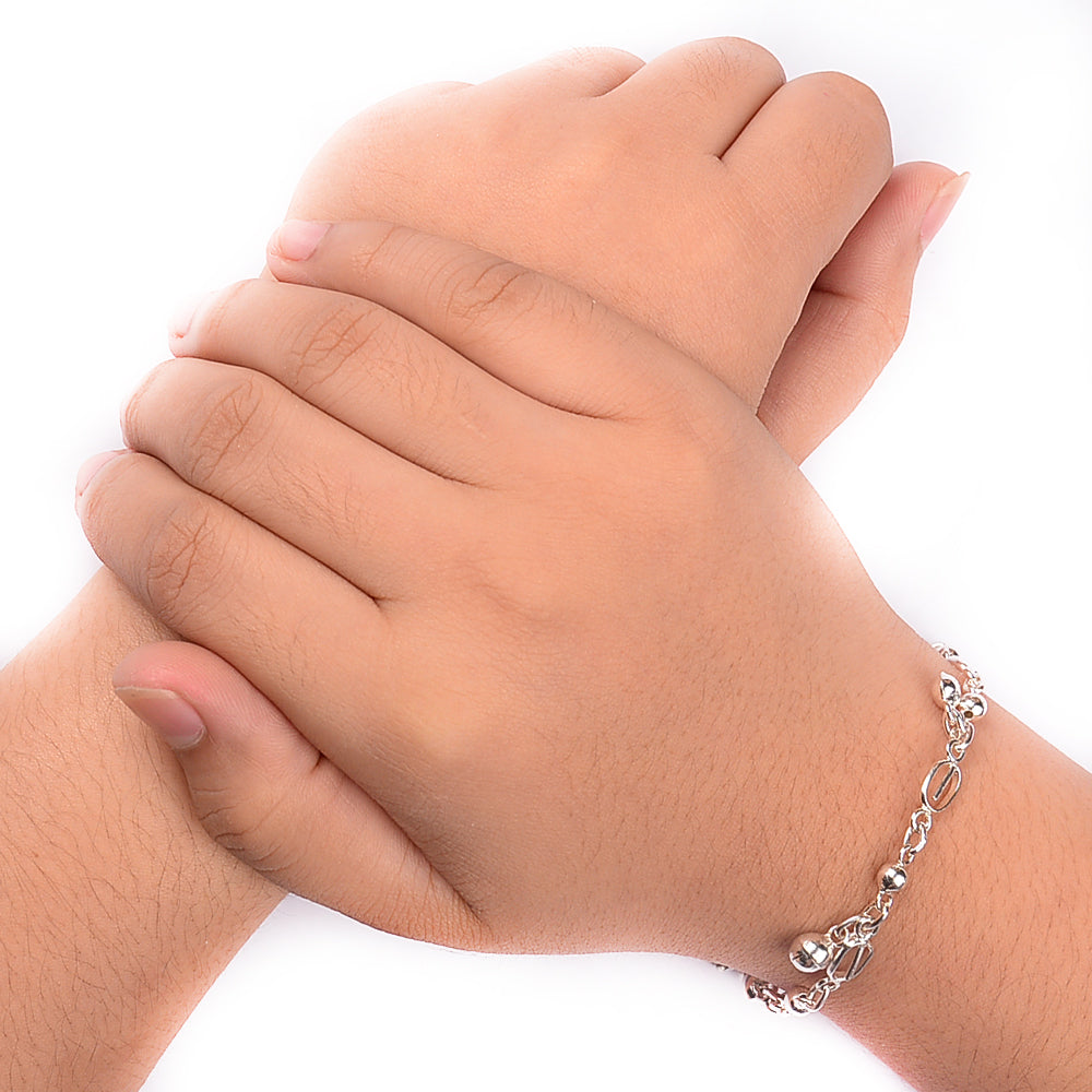 Melisa 925 Sterling Silver Charm Bracelet | SilverWorks