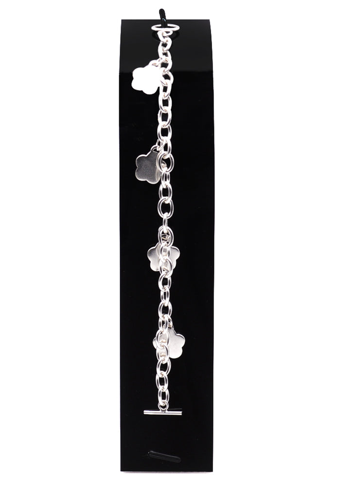 
                      
                        Blossom 925 Sterling Silver Charm Bracelet | SilverWorks
                      
                    