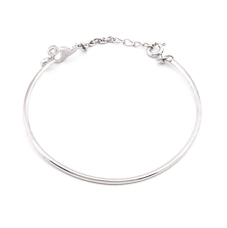 Mickey Mouse 925 Sterling Silver Bangle Bracelet| SilverrWorks