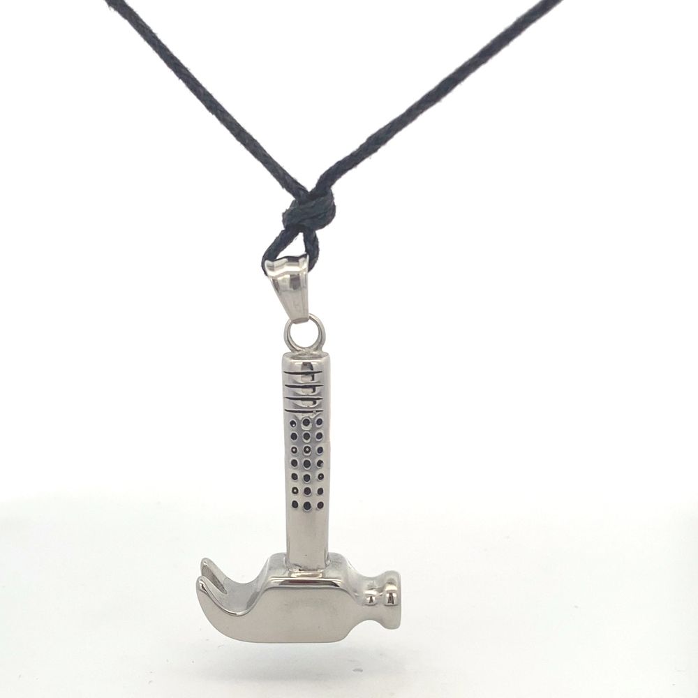 Mio Mio by Silverworks Hammer Design Waxtail Chain Necklace