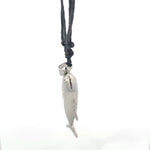 Mio Mio by Silverworks Fish Design Waxtail Chain Necklace