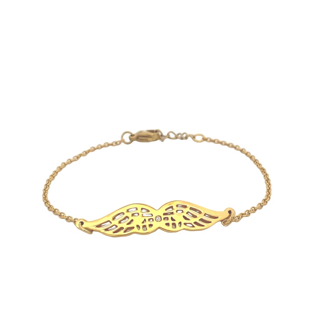 Gaene Wings Stainless Steel Bracelet | SilverWorks