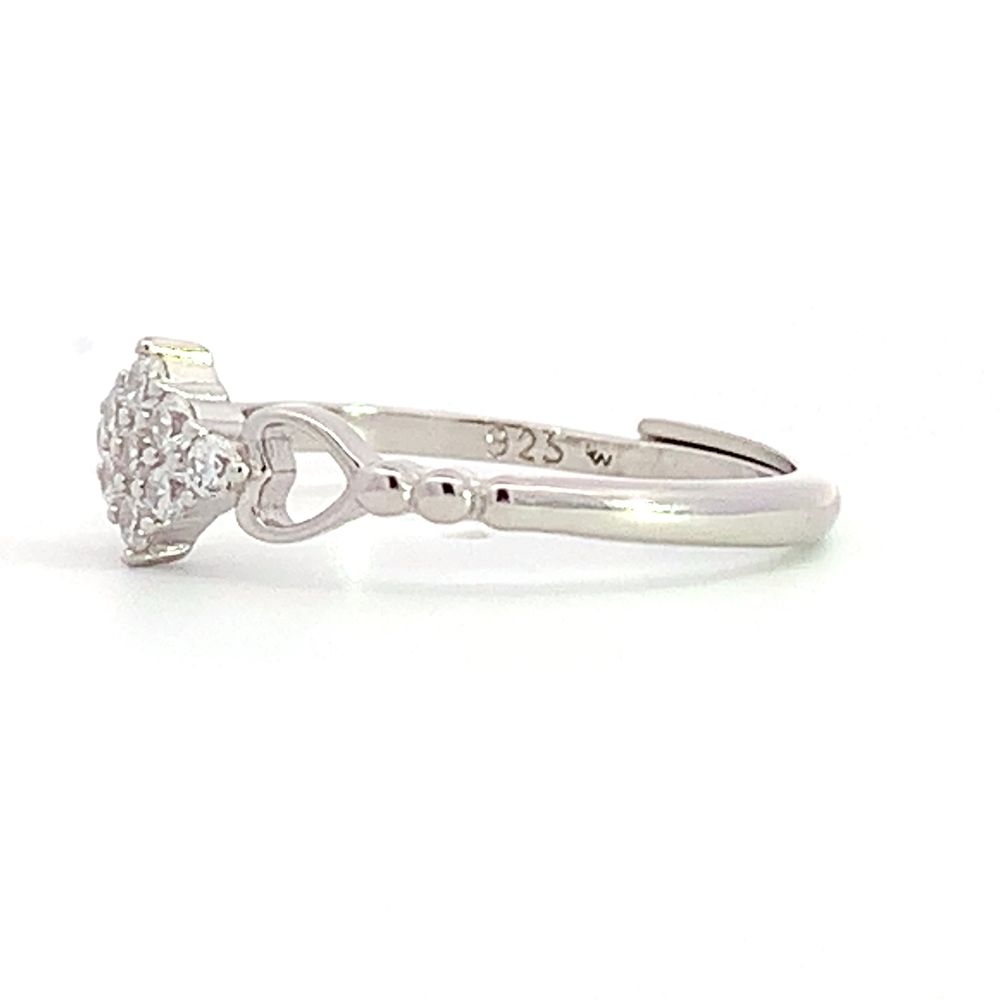 Echium Silver Stack Ring